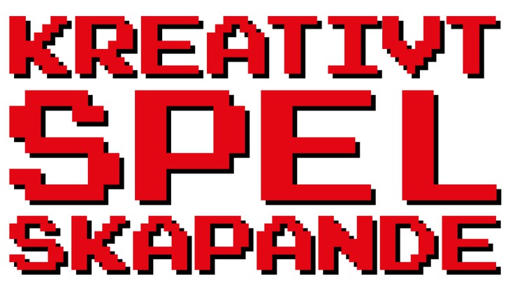 text med pillade bokstäver där det står: Kreativt spelskapande